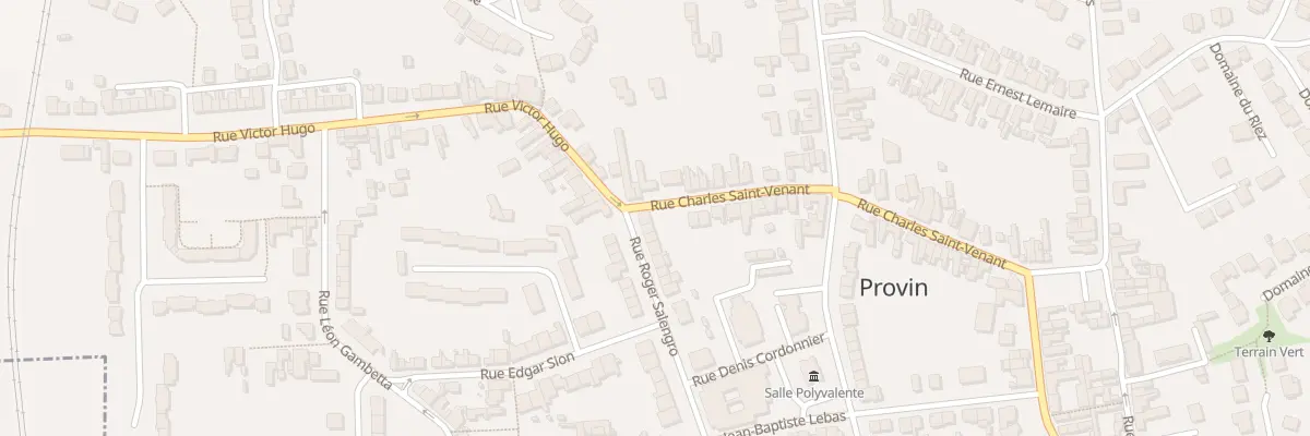 Plan du 1 Rue Roger Salengro à Provin