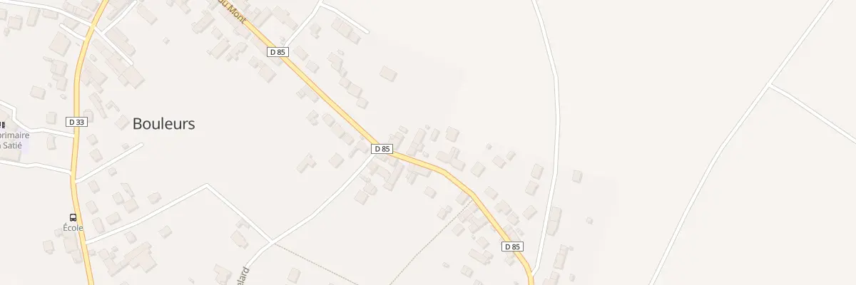 Plan du 33 Rue du Mont à Bouleurs