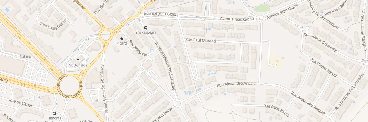 Plan du 24 Rue Roger Martin-du-Gard à Perpignan