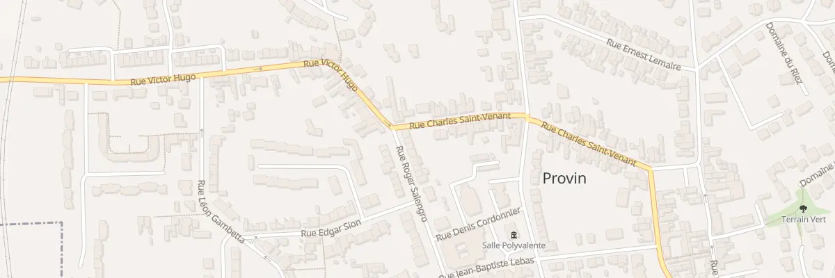 Plan du 3 Rue Roger Salengro à Provin