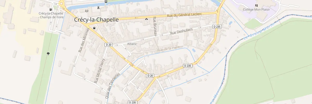 Plan du 30 Rue de la Halle à Crécy-la-Chapelle