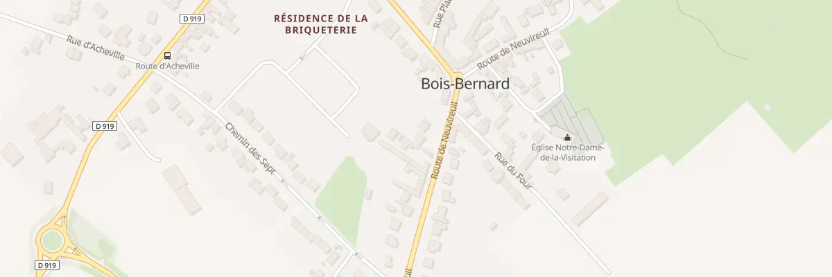 Plan du 32 Rte de Neuvireuil à Bois-Bernard