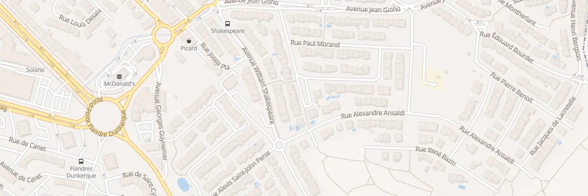 Plan du 30 Rue Roger Martin-du-Gard à Perpignan
