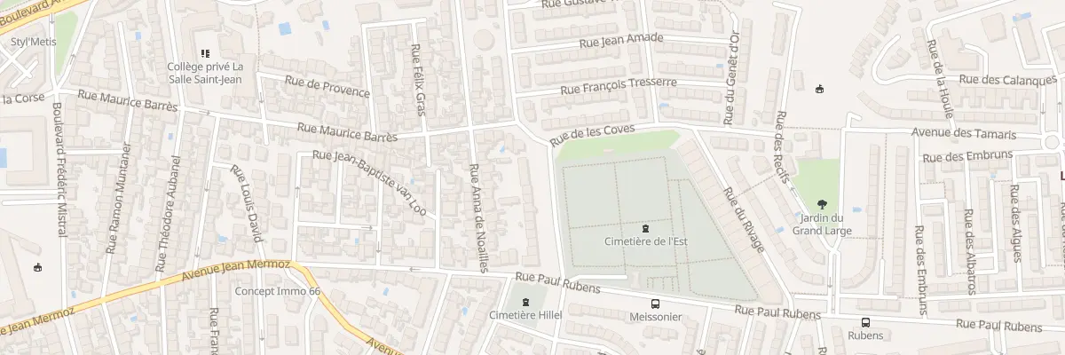 Plan du 17 Rue Aristide Maillol à Perpignan
