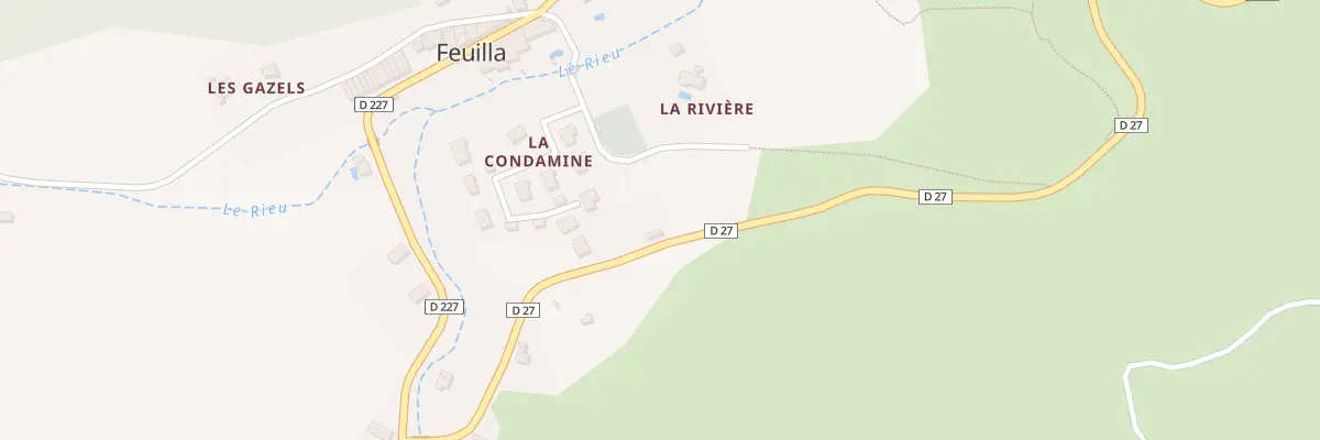 Plan du 5100 Pech de Marrans à Feuilla