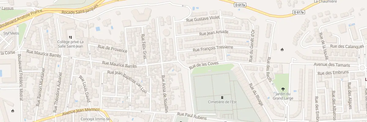 Plan du 2 Rue Aristide Maillol à Perpignan