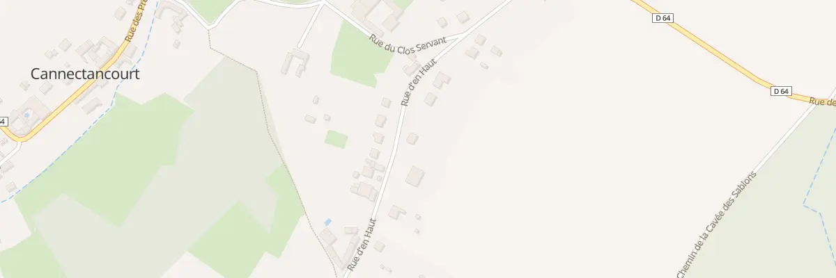 Plan du 21 Rue d’En Haut à Cannectancourt