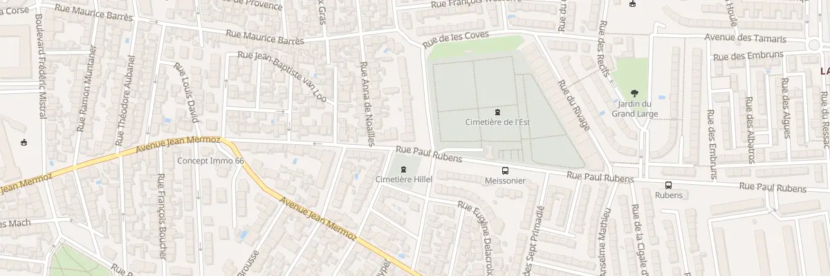 Plan du 33 Rue Paul Rubens à Perpignan