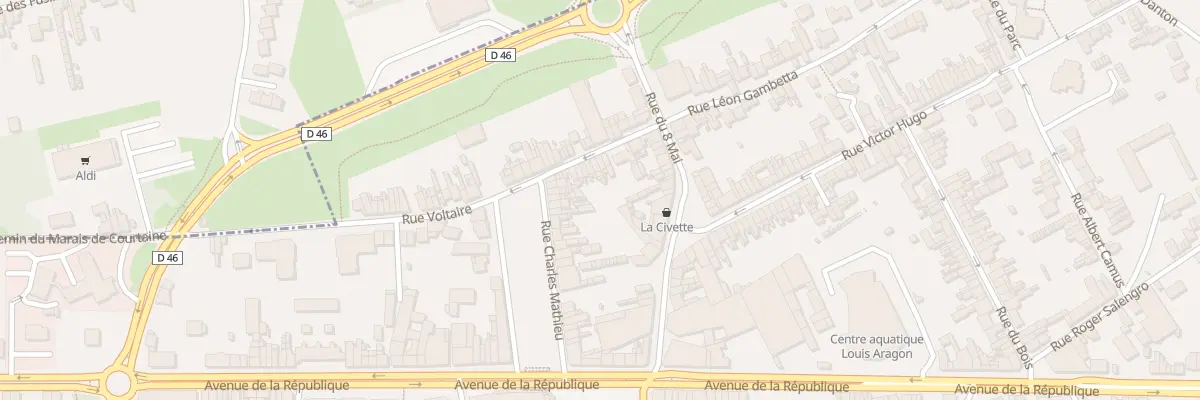 Plan du 16 Rue Voltaire à Billy-Montigny