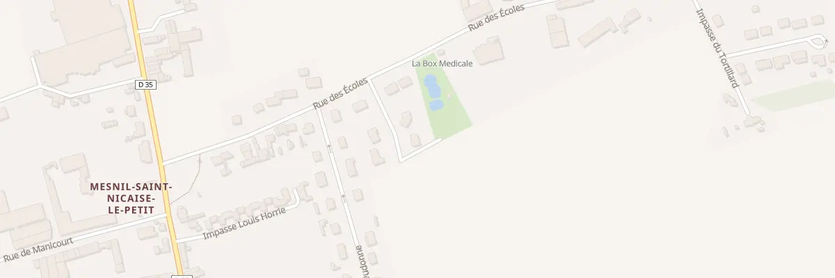 Plan du 4 Rue de la Paturelle à Mesnil-Saint-Nicaise