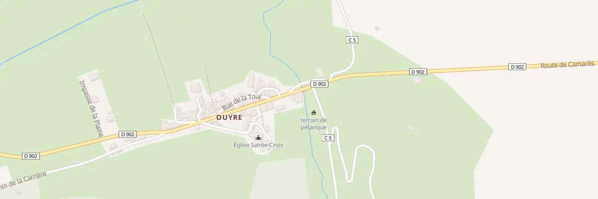 Plan du 473 Ouyre Basse à Camarès