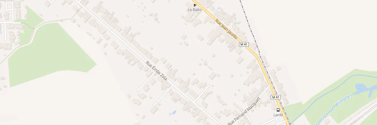 Plan du 668 Rue Émile Zola à Sainghin-en-Weppes
