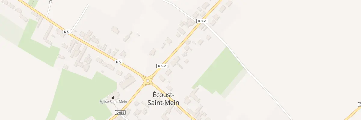Plan du 4 Rue de la Gare à Écoust-Saint-Mein