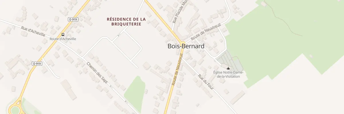 Plan du 28 Rte de Neuvireuil à Bois-Bernard