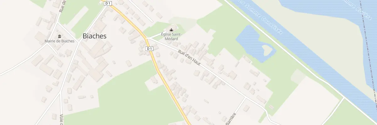 Plan du 5 Rue d’en Haut à Biaches
