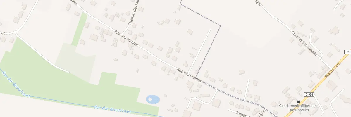 Plan du 403 Rue des Plantes à Cambronne-lès-Ribécourt