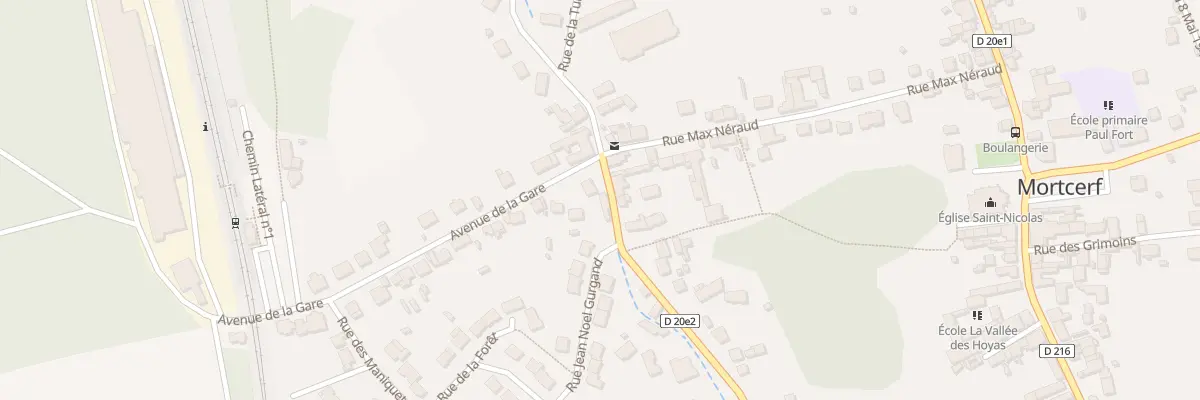 Plan du 26 Rue des Vallées à Mortcerf