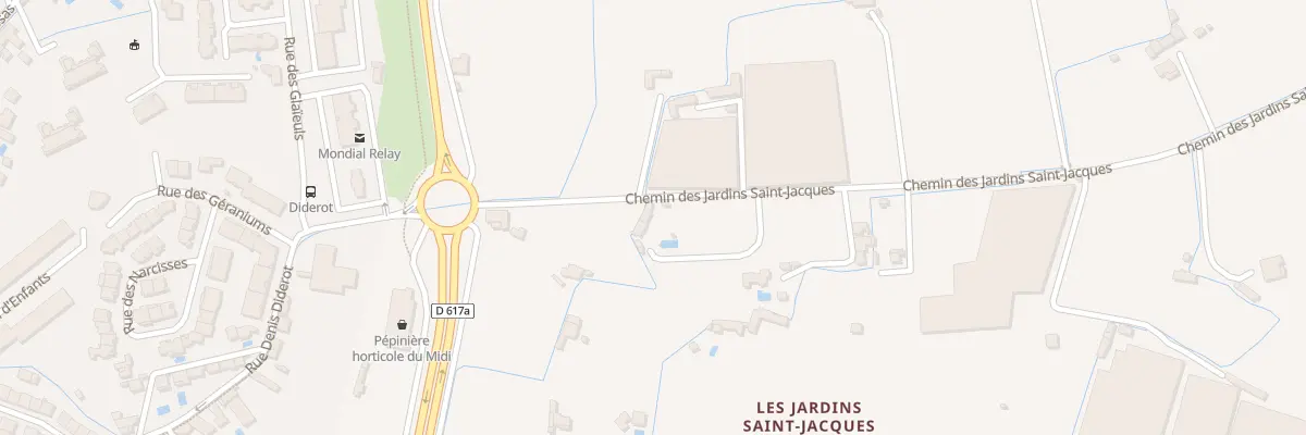 Plan du 140 Che Jardins St Jacques à Perpignan