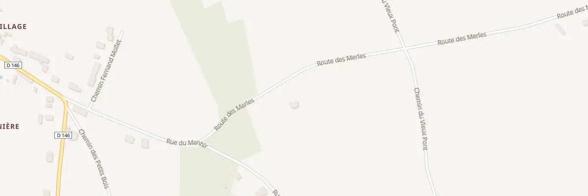 Plan du 6 Rte des Merles à Pers-en-Gâtinais