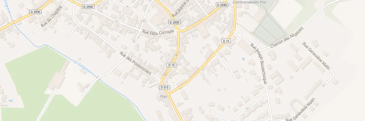 Plan du 7 Rue du Hocquet à Nesle