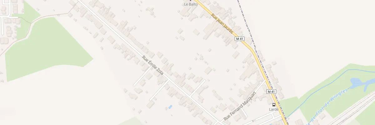 Plan du 684 Rue Émile Zola à Sainghin-en-Weppes