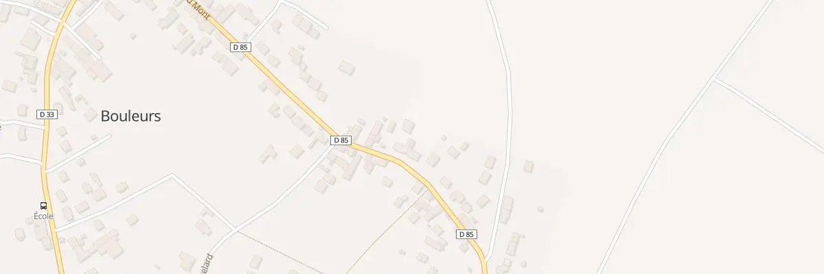 Plan du 33B Rue du Mont à Bouleurs