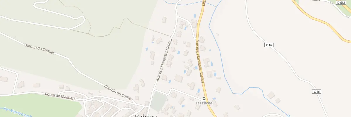 Plan du 5246F Rue des Planasses Hautes à Babeau-Bouldoux