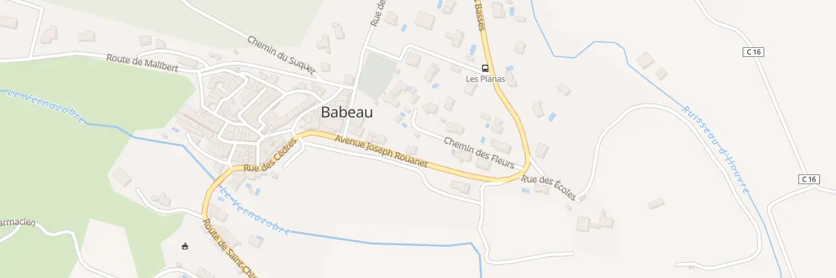 Plan du 5248F Babeau à Babeau-Bouldoux