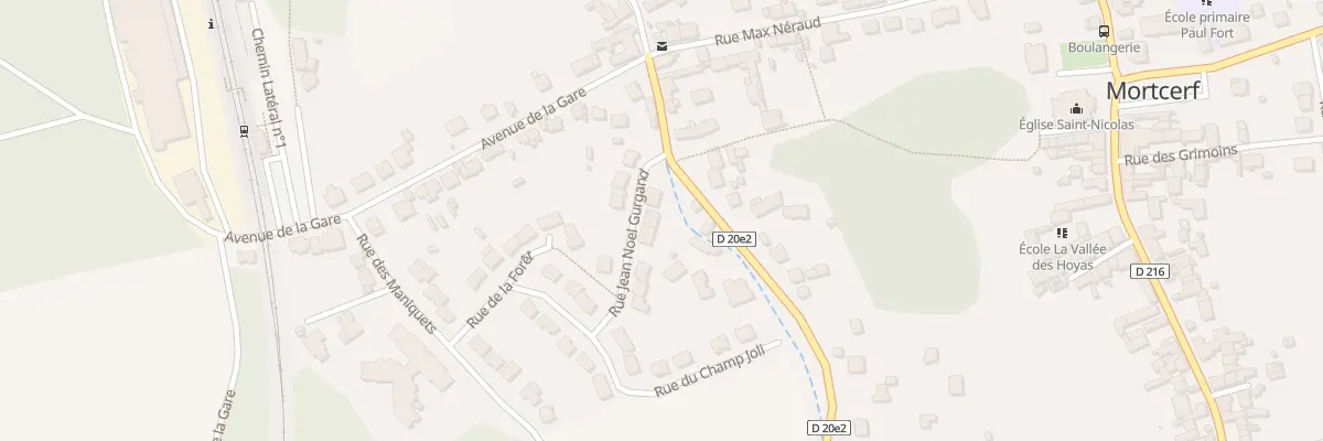 Plan du 3 Rue Jean Noel Gurgand à Mortcerf