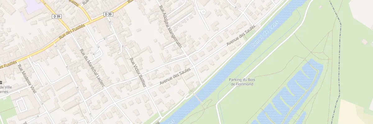 Plan du 57 Rue Adolphe Mangematin à Harnes