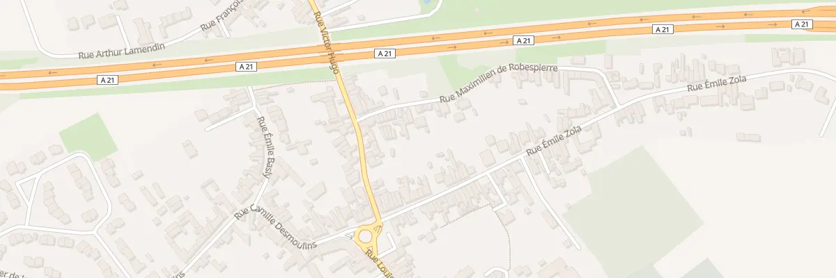 Plan du 16 Rue Max de Robespierre à Fouquières-lès-Lens