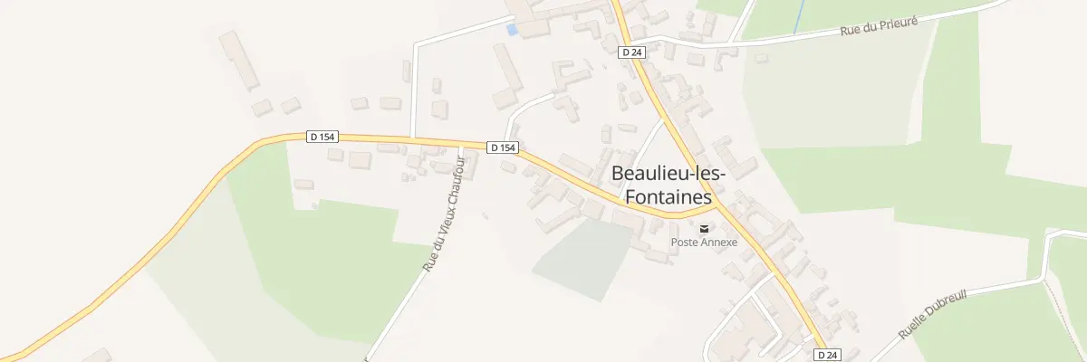 Plan du 6 Rue Jeanne d’Arc à Beaulieu-les-Fontaines