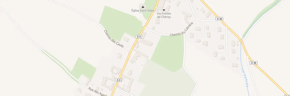 Plan du 13 Rue de Fontaine à Chérisy
