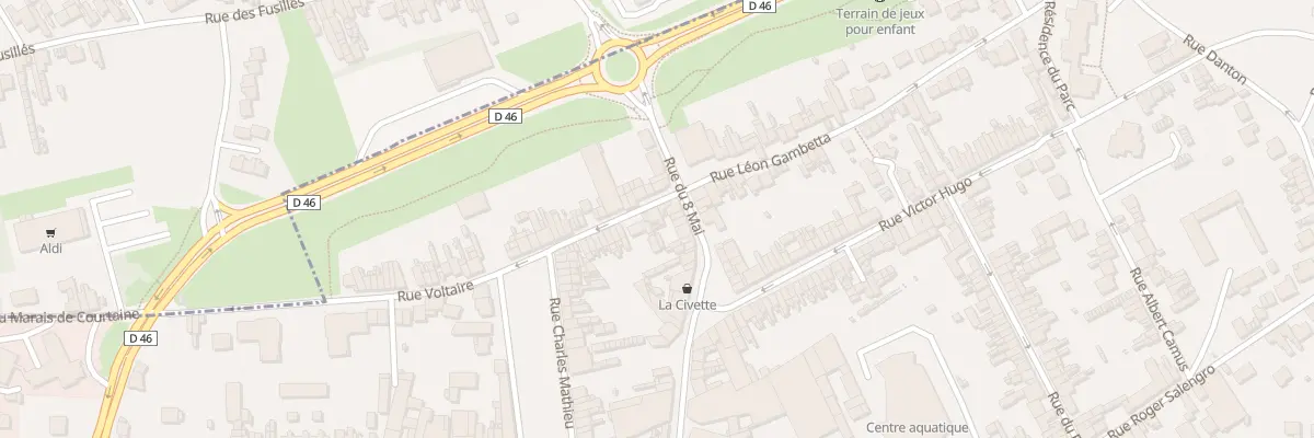 Plan du 4 Rue Voltaire à Billy-Montigny