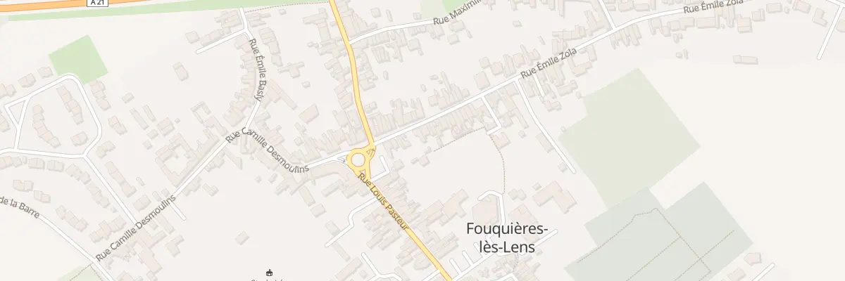 Plan du 10 Rue Emile Zola à Fouquières-lès-Lens
