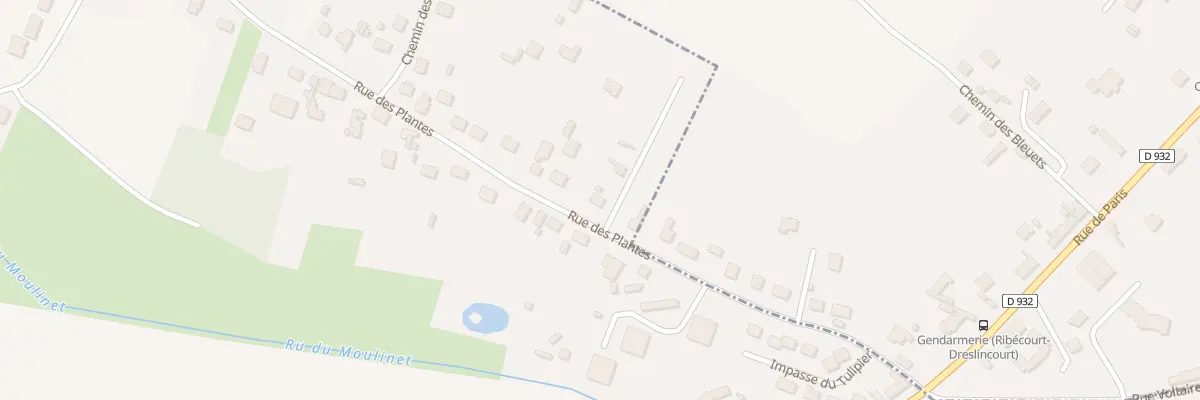 Plan du 433 Rue des Plantes à Cambronne-lès-Ribécourt