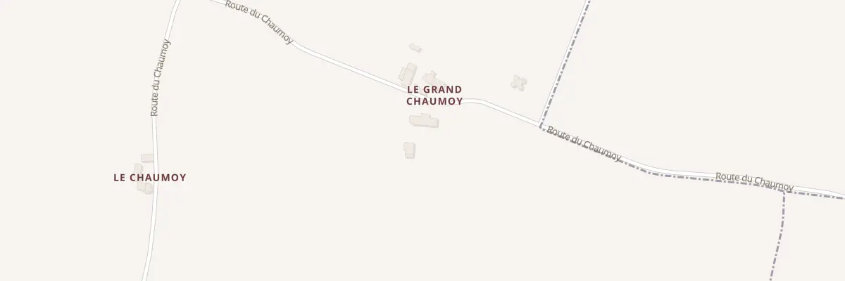 Plan du 2 Le Chaumoy à Garigny