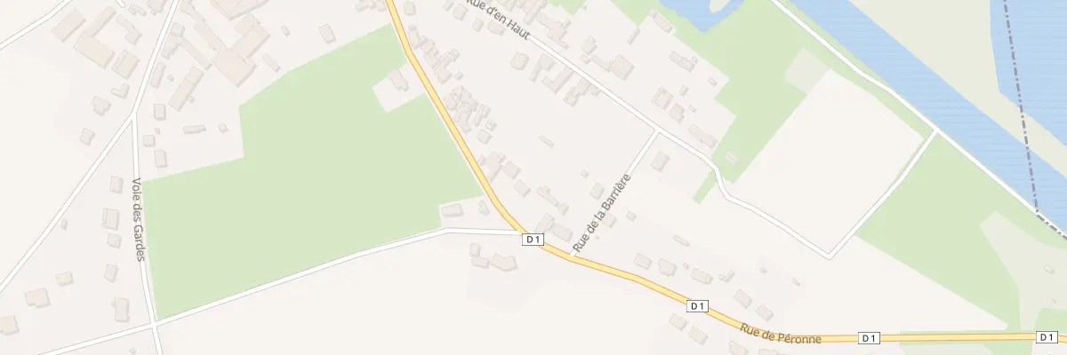 Plan du 30 Rue de Péronne à Biaches