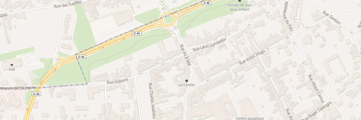 Plan du 2 Rue Voltaire à Billy-Montigny