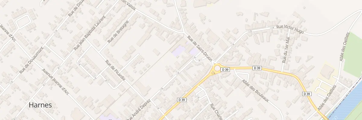 Plan du 58 Rue Andre Deprez à Harnes