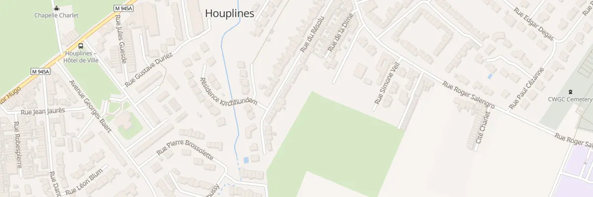 Plan du 65 Rue du Résolu à Houplines