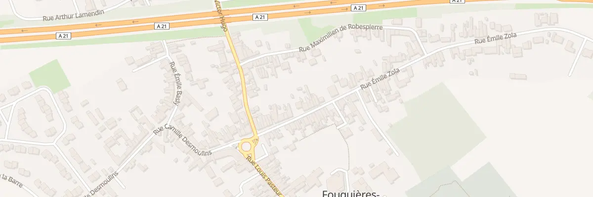 Plan du 25 Rue Emile Zola à Fouquières-lès-Lens