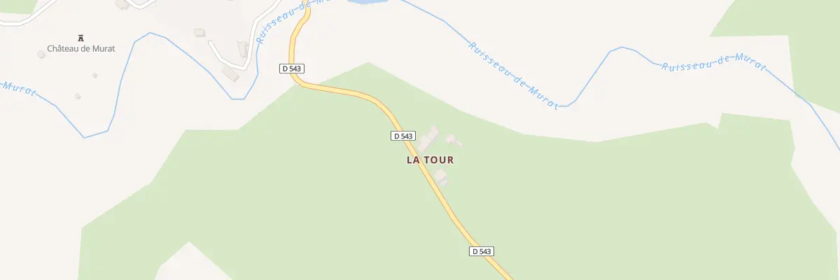 Plan du 1 La Tour à Murat