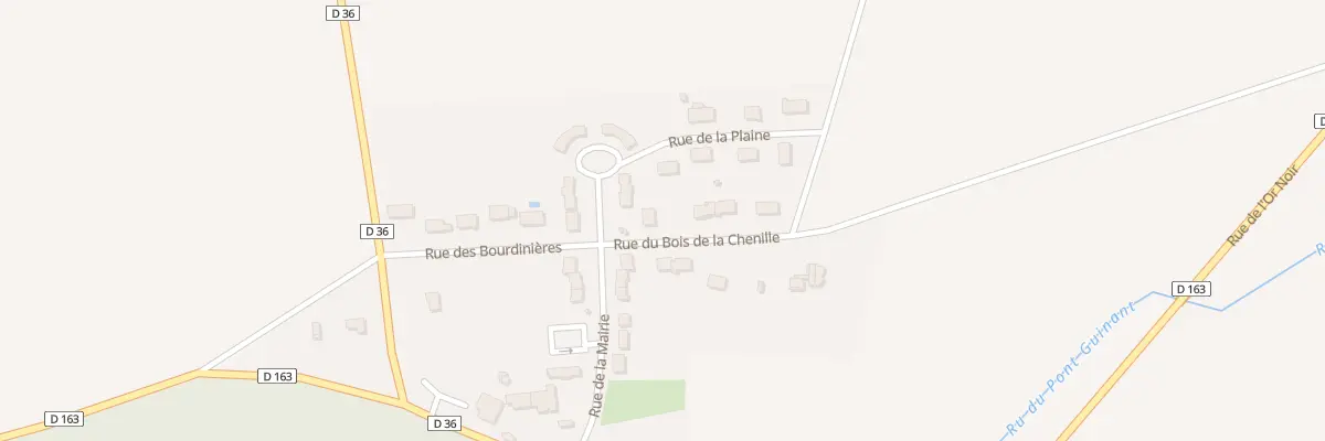 Plan du 1 Rue du Bois de la Chenille à Saint-Firmin-des-Bois