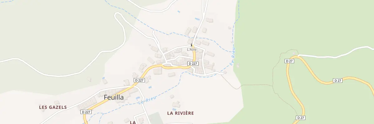 Plan du 3 Pl du Barry à Feuilla
