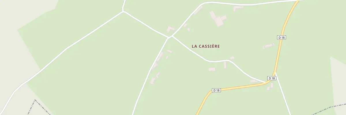 Plan du 7 La Cassière à Servant