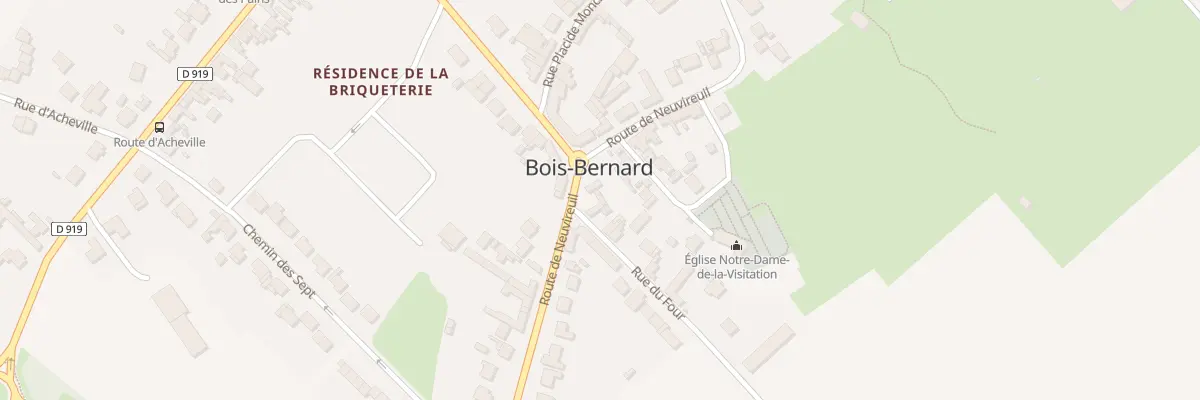 Plan du 1 Rue du Four à Bois-Bernard