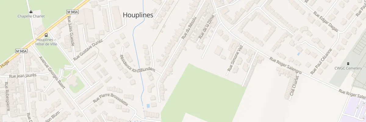 Plan du 61 Rue du Résolu à Houplines