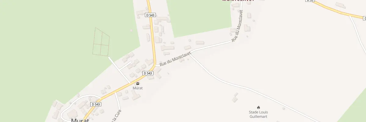 Plan du 4 Rue du Montclavet à Murat