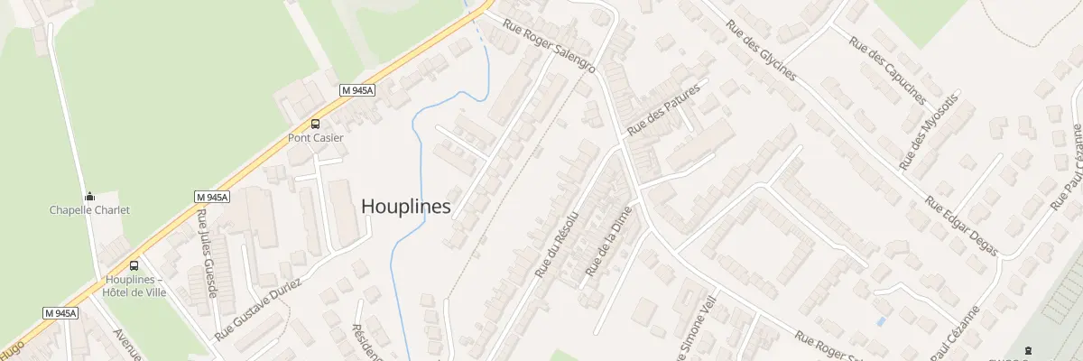 Plan du 12 Rue du Résolu à Houplines